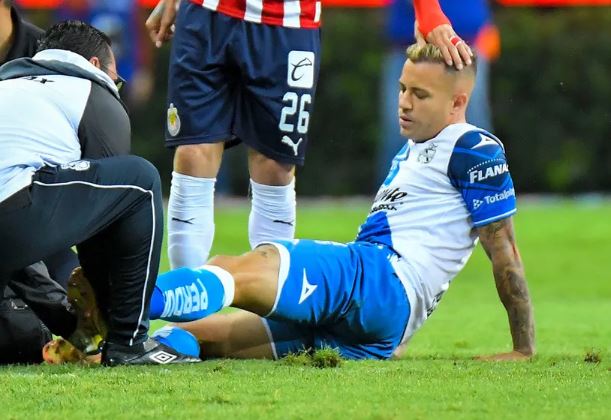 El jugador del Puebla Gustavo Ferrareis sale por fractura – El Heraldo ...