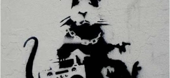 Gangsta-Rat-la-obra-segmentada-del-artista-Banksy