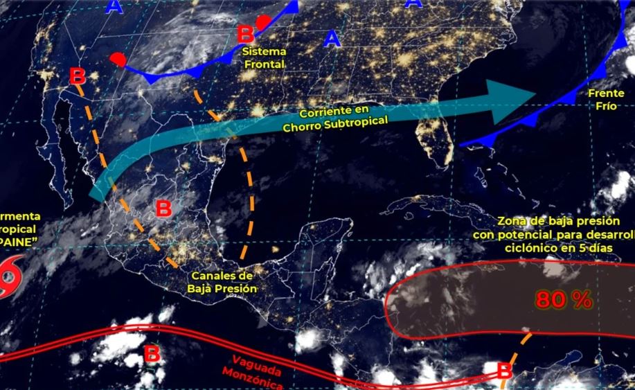 Este Miércoles Habrá Lluvias Fuertes En Puebla Y Veracruz Y La Entrada De Un Nuevo Frente Frío 1166