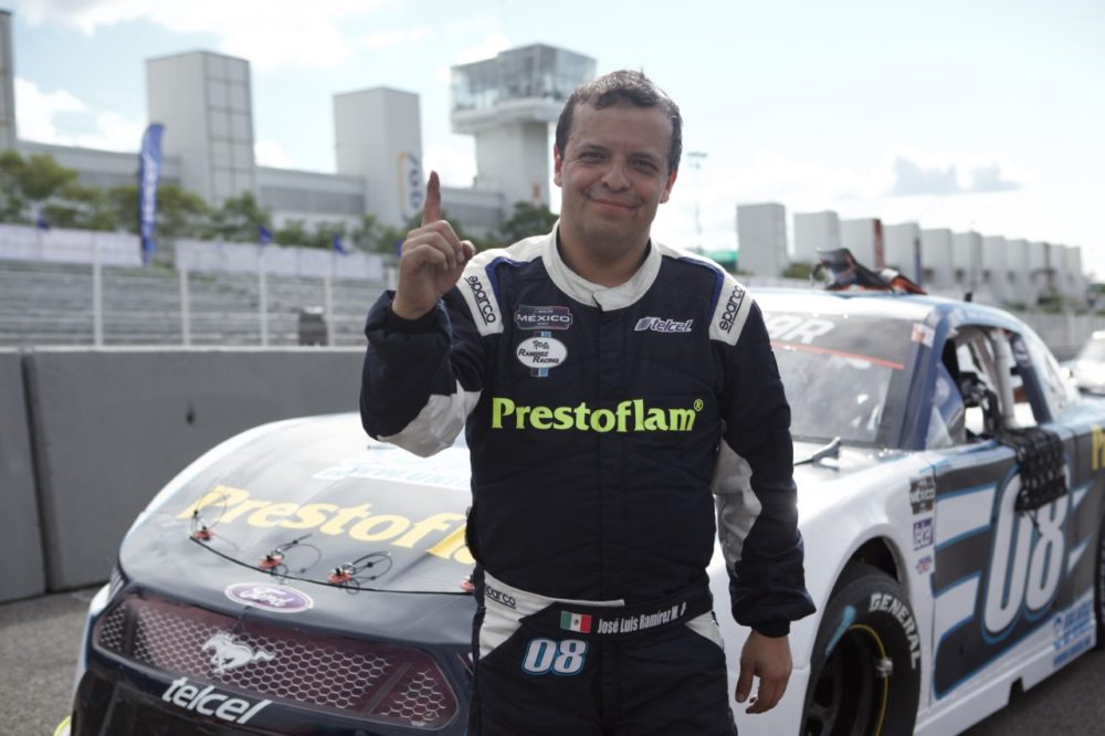 José Luis Ramírez imponente en la calificación del gran premio Commscope de Nascar México El