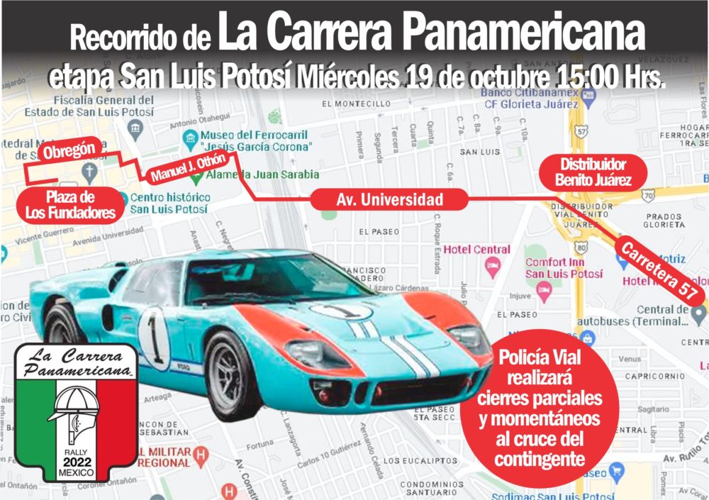 Arriba hoy a SLP la Carrera Panamericana El Heraldo de San Luis Potosí.