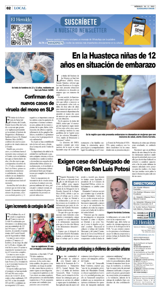 Portada Estado