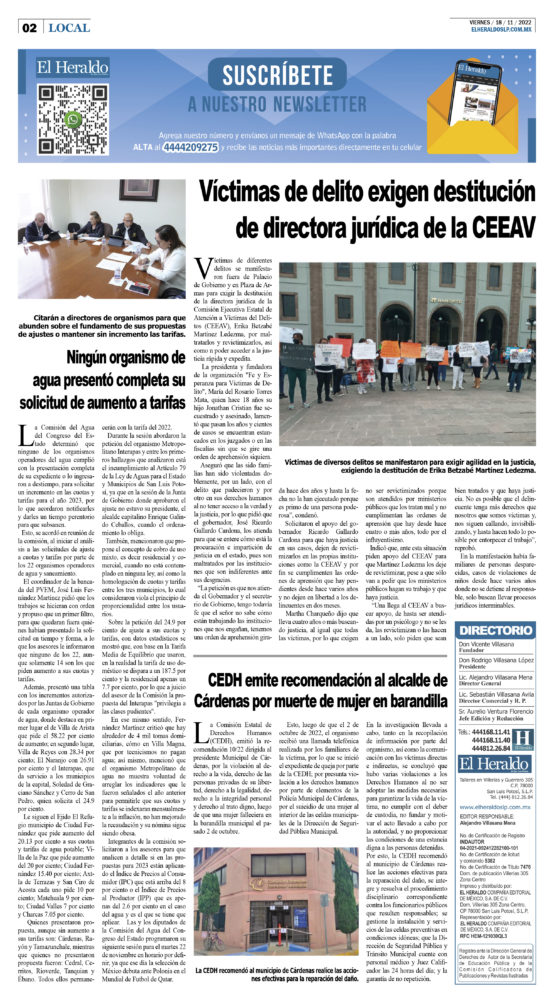 Portada Estado