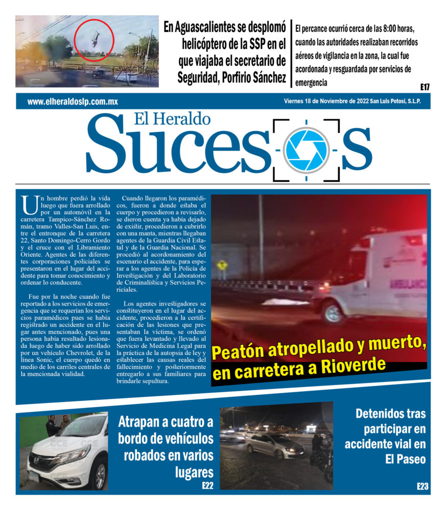 Portada Sucesos