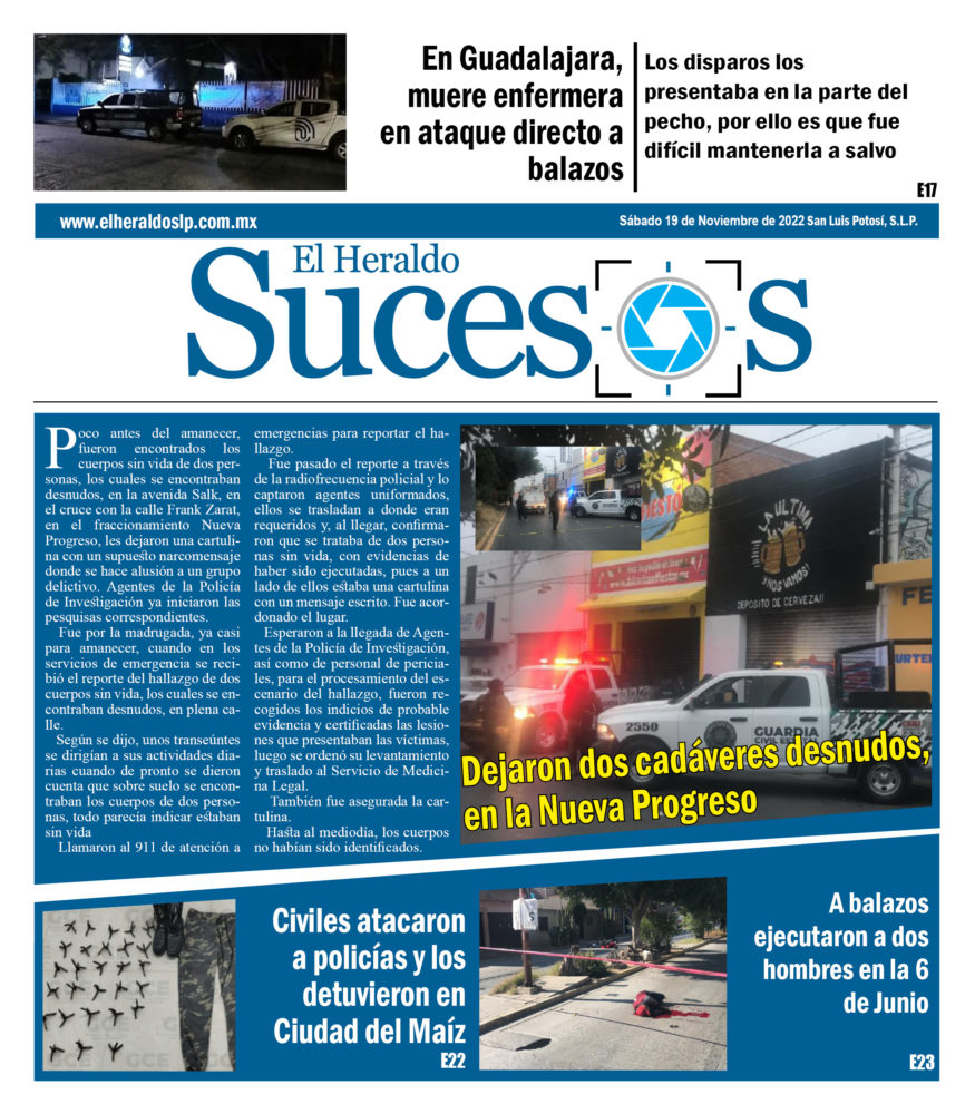 Portada Sucesos