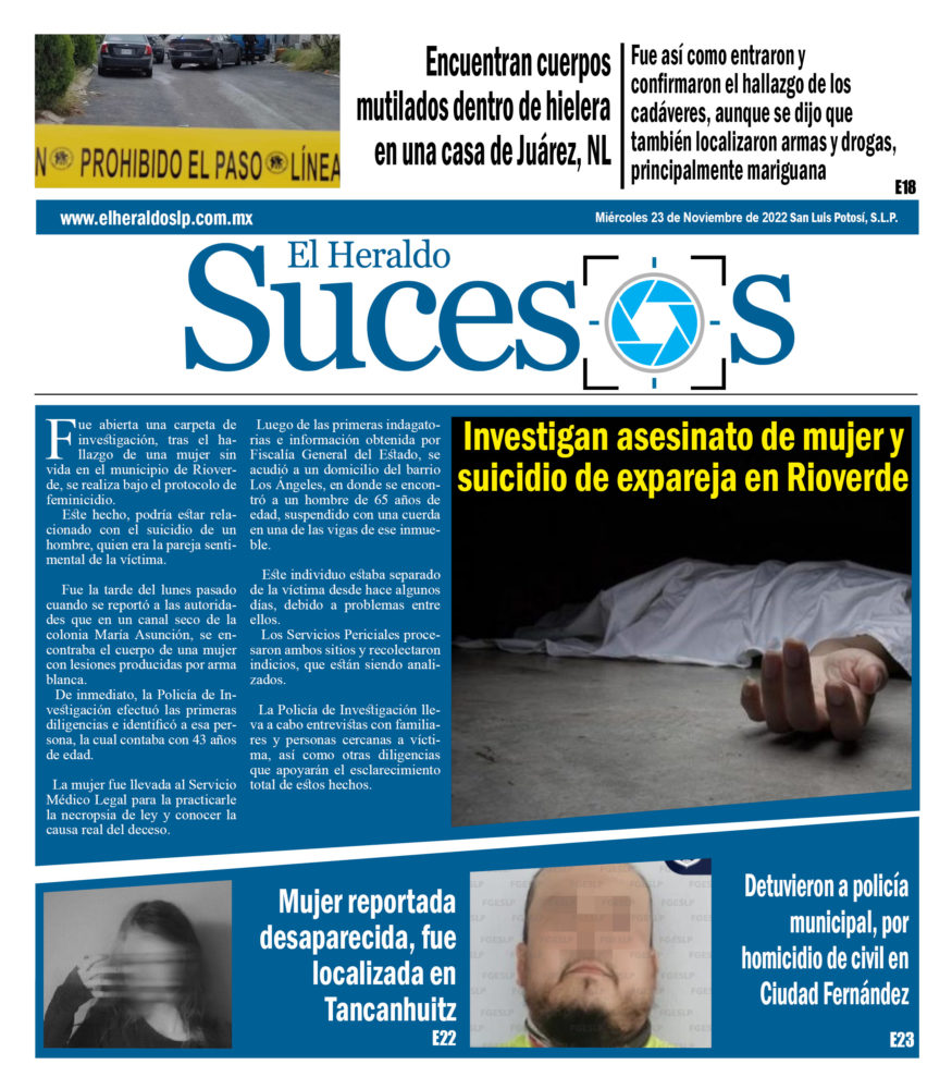 Portada Sucesos