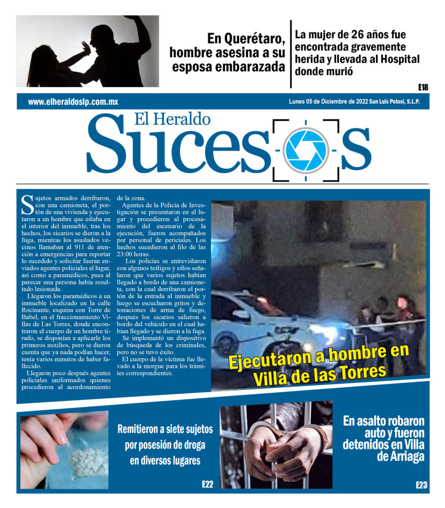 Portada Sucesos