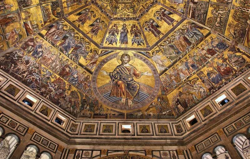 Comienza la espectacular restauración de los mosaicos del Baptisterio de  Florencia - El Heraldo de San Luis Potosí.