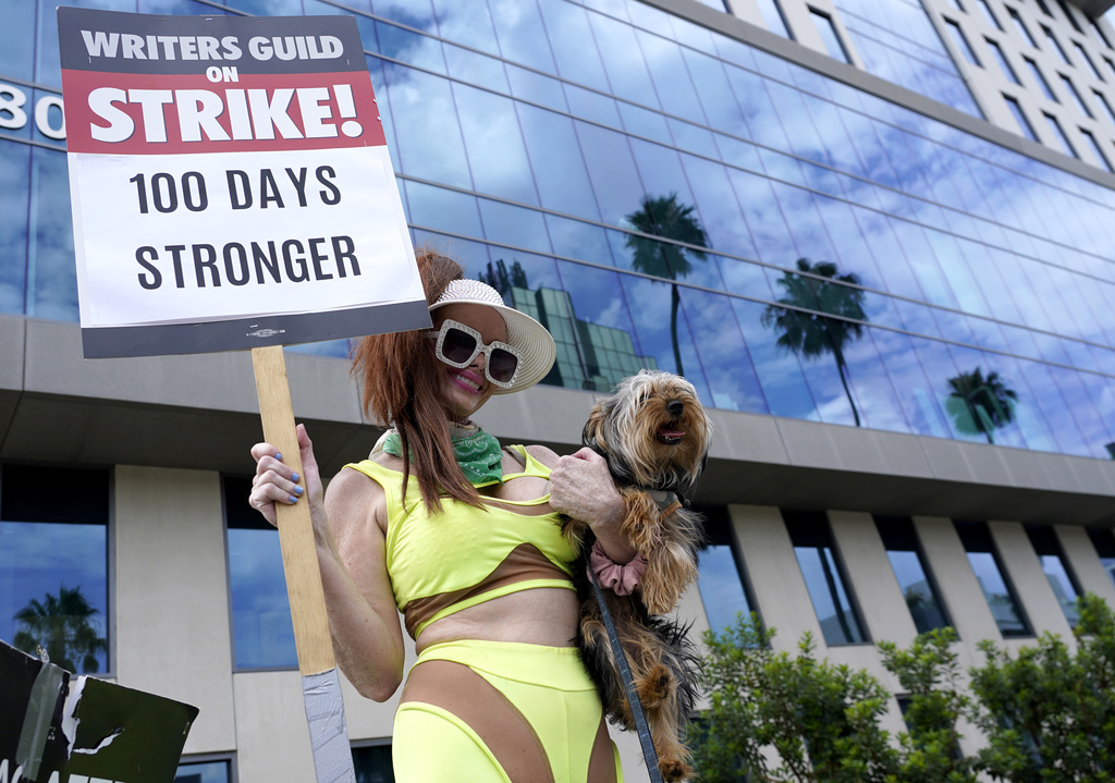 The Hollywood Writers Strike Celebrates 100 Days American Chronicles