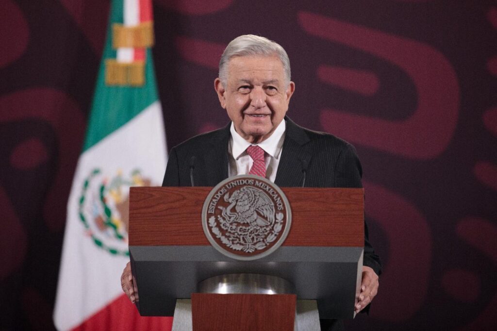 Andrés Manuel López Obrador en la Mañanera este día hablando de la acusación del New York Times