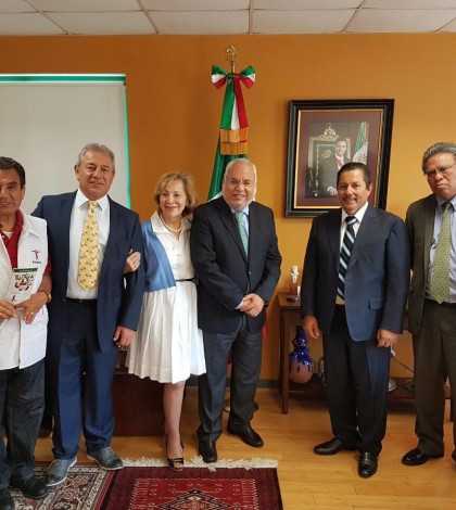 Se reune Gallardo con el Cónsul de  México en Chicago, Carlos Jiménez Macías