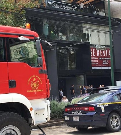 Se registra incendio en restaurante de Polanco