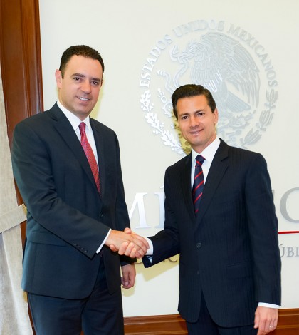 Peña Nieto se reunió con el gobernador electo de Zacatecas