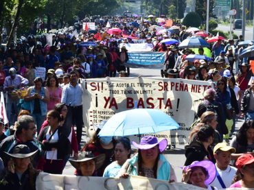 Sin incidentes, concluyen marchas de la CNTE en Ciudad de México