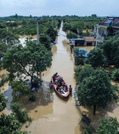 Lluvias causan 84 muertos en el norte y centro de China