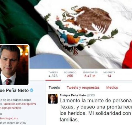 Peña Nieto lamenta muertes tras tiroteo en Dallas