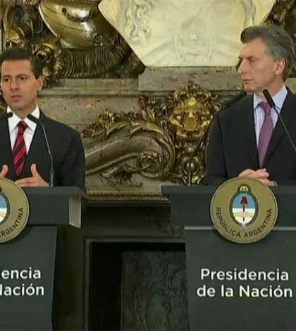 México y Argentina comparten visión para el desarrollo: Peña Nieto