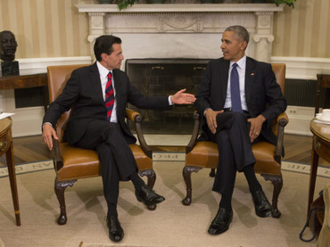 Obama recibe a Peña Nieto en la Casa Blanca