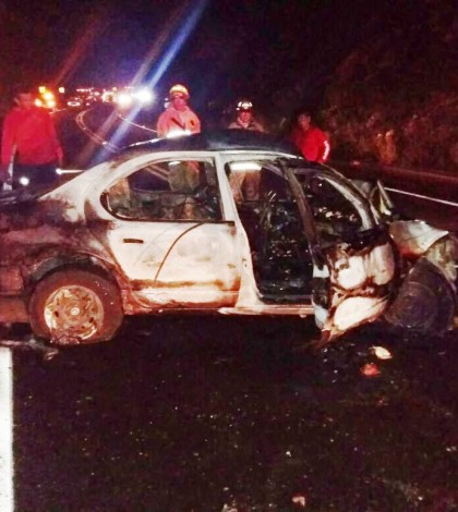 Trágico accidente en la carretera a Ciudad Valles; tres muertos