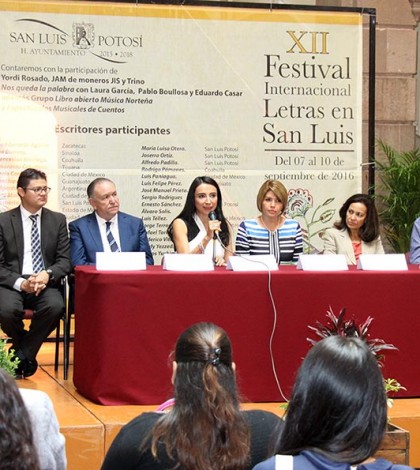 Presentan XII Festival Internacional Letras en San Luis