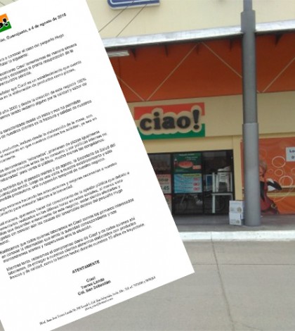 Cierran pizzería Ciao!; lamenta muerte de niño y exigen informe