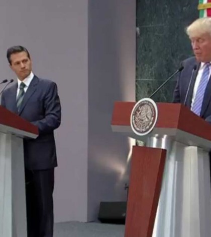 Reitera Trump ante Peña Nieto la necesidad de construir un muro
