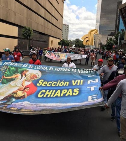 CNTE anuncia semana de movilizaciones y bloqueos