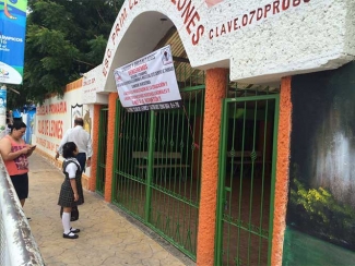 Inicia ciclo escolar sin clases en Chiapas