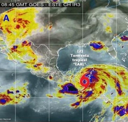 «Earl» se degrada a tormenta tropical: Conagua