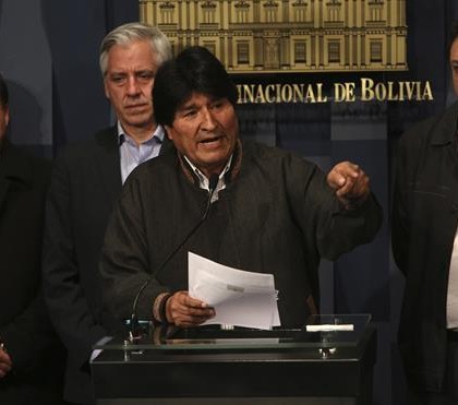 Denuncia Evo Morales conspiración tras crimen de viceministro