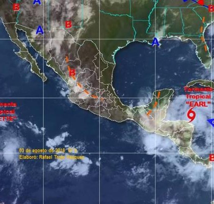 Semar ordena alistar Plan Marina para el Golfo ante huracán «Earl»