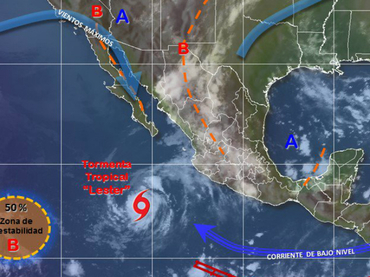 Tormenta tropical ‘Lester’ nace en el Pacífico: SMN