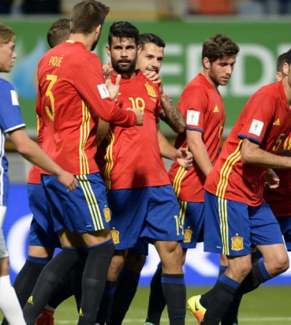 España desató su furia ante  la muy débil Liechtenstein