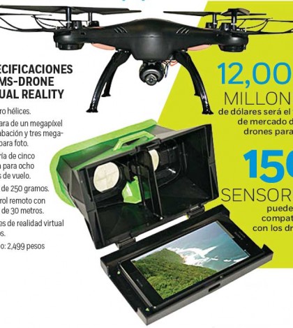 La realidad virtual toma a los drones