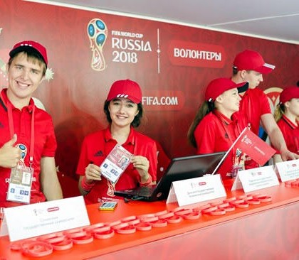 Rusia 2018 alcanzó  los cien mil voluntarios