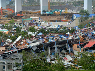 Tifón ‘Meranti’ causa un muerto y 51 heridos en Taiwán