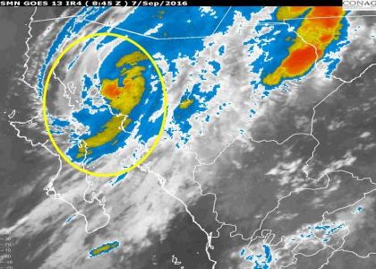 ‘Newton’ es ahora tormenta tropical y se encuentra sobre Sonora: SMN