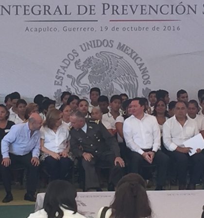 Osorio Chong inaugura la Feria Integral  de Prevención Social en Acapulco