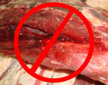 Advierte Sector Salud sobre consecuencias de consumir carne contaminada