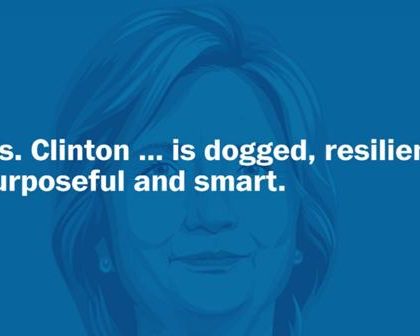 The Washington Post da apoyo oficial a Hillary Clinton para ser la presidente de EUA