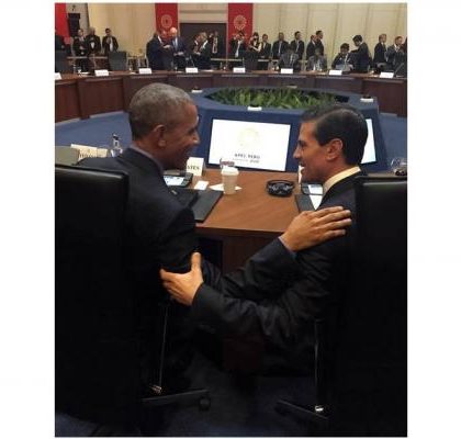 Peña y Obama se encuentran por primera vez tras triunfo de Trump
