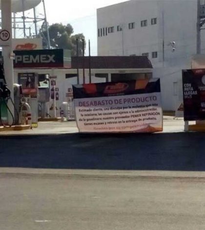 Reportan desabasto de gasolina en 7 municipios de Hidalgo