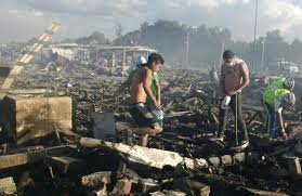 Inicia remoción de escombros en sitio de explosión en Tultepec