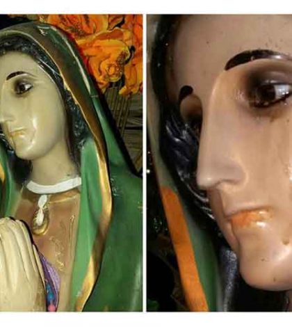 Virgen que ‘llora’ da esperanza a habitantes de Acapulco
