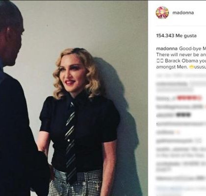 Madonna despide a Obama y compara a Trump con una pesadilla