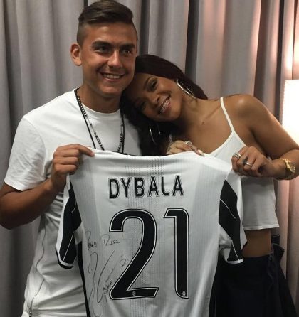 Rihanna le va a la ‘Juve’ por el argentino Paulo Dybala