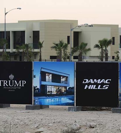 Trump inaugura fastuoso campo de golf en Dubai