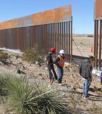 Estados Unidos publica calendario  para muro en la frontera con México