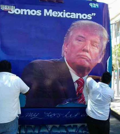 Por ofensivos, retiraron anuncios contra Trump en Acapulco
