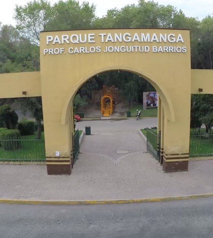 Por fuertes vientos en la ciudad evacuaron y cerraron los Parques Tangamanga